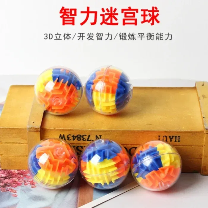 3D Maze Ball Brain Teaser Puzzles Mini Magic Labyrinth Games Puzzle Decompression Sensory Toys for Kids Adults Teens - Image 6