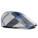 New Multicolour Plaid Beret Women Casual Sun Visor Flat Hat Vintage Fashion Berets Men Newsboy Caps Summer Button Adjustable - Image 3