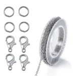 3Meter Alloy Bulk Link Chain With Jump Rings Lobster Clasps Necklace Chains For DIY Jewelry Making Supplie Necklaces Accessories - Image 7