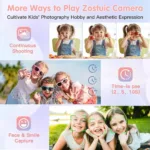 Digital Camera Children Camera for Children Camcorder with 16x Zoom Compact Cameras 1080P 44MP Cameras for Beginner Photography - Image 4