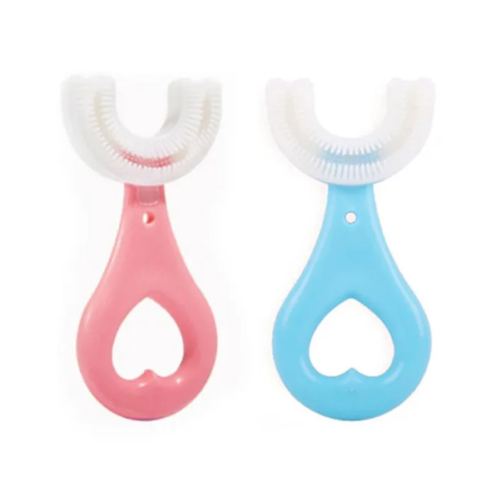 Baby Toothbrush Children 360 Degree U-shaped Child Toothbrush Teethers Baby Brush Silicone Kids Teeth Oral Care Cleaning - Image 10