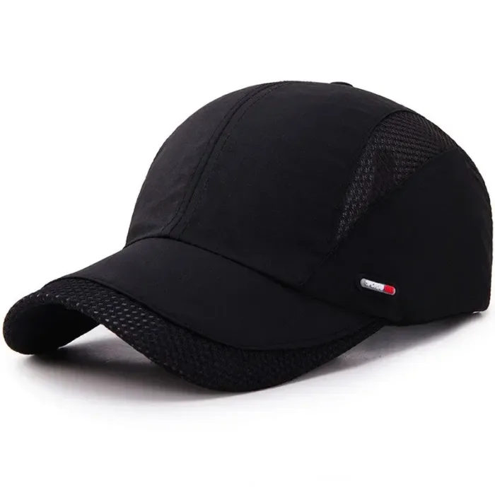 Summer Outdoor Sports Quick-Drying Mesh Baseball Cap Yuda Men Cap Simple Solid Color Hat - Image 7
