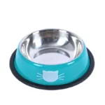 New Assemblable Multicolor Stainless Steel Dog Cat Bowl Non-slip Non-fall Eat Drink Pet Food Container Feeder Dish Bowl - Image 7