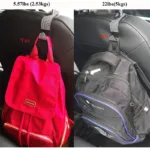 Dazzling Diamond Car Seat Backrest Hook Car Backrest Universal Head Restraint Storage Rack Automotive Interior Accessories - Image 4