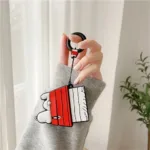 MINISO Snoopy Earphone Case for Airpods Pro 1 2 3 Cartoon Silicone Wireless Bluetooth Earbuds Protective Cover With Lanyard - Image 4