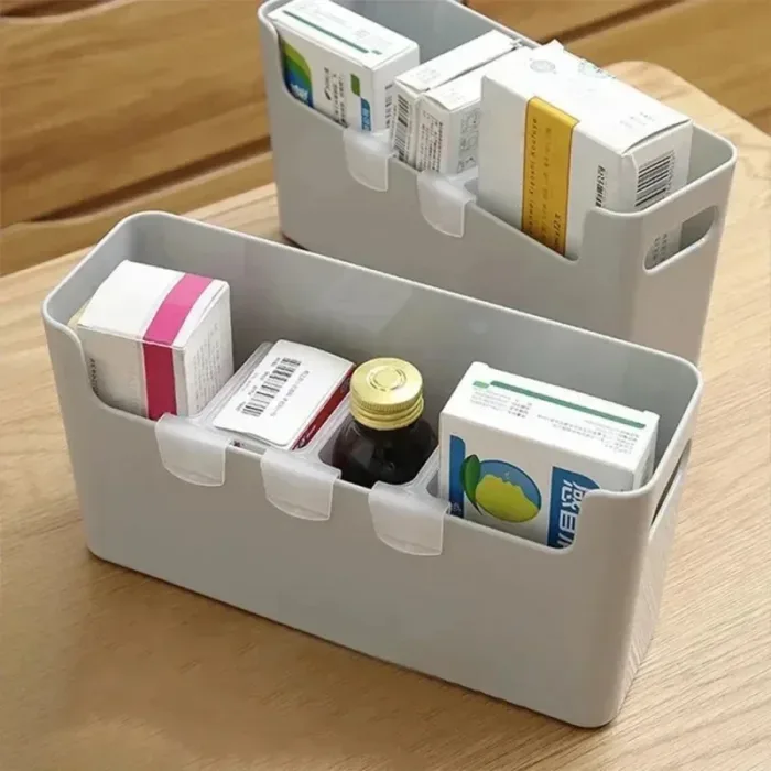Refrigerator Storage Partition Board Plastic Divider Storage Splint Kitchen Bottle Can Assortment Shelf Organizer Divider Clips - Image 3