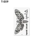 Waterproof 1 Sheet Art Body Art Temporary Tattoo Sticker Flower Animal Bowknot Body Art - Image 8