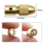 7pcs/set 2.35/3.17/4.05/5.05mm Brass Dremel Collet Mini Drill Chucks For Electric Motor Shaft Drill Bit Tool Drill Chuck Adapter - Image 2