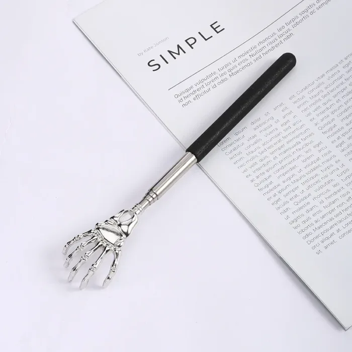 Stainless Steel Back Scratcher Telescopic Scratching Massager Extendable Itch Old Man Happy Health Products Hackle Handicrafts - Image 9