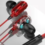 Wired Headset Earphones 3.5mm HiFi Stereo Noise Reduction Earbuds Sports Headphones with Mic for iPhone Xiaomi Huawei Samsung - Image 9