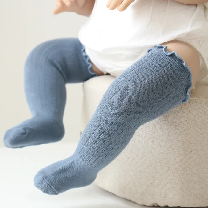 Baby Socks Girl Non Slip Newborn Infant Cute Knee High Socks Children's Mather Kids Princess Cotton long Socks Baby Accessories - Image 8