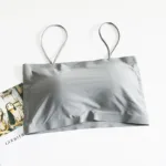 Ice Silk Sexy Push Up Bras For Women Crop Top Seamless Sling Tube Top Sleeveless Camisole Underwear Ladies Intimates Bralette - Image 7