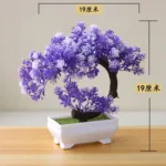 1pc Artificial Plants Bonsai Small Tree Simulation Plants Fake Flowers Table Potted Ornaments Home Decoration Hotel Garden Decor - Image 38
