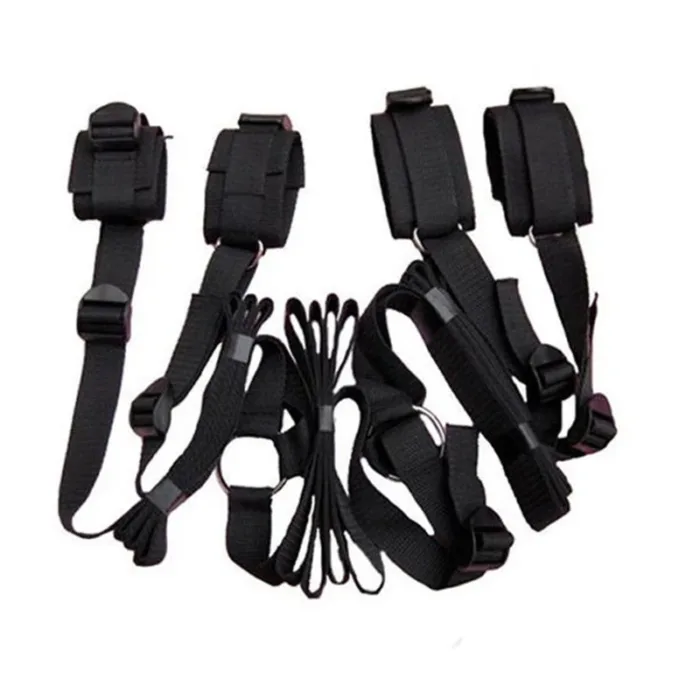 Adult Games Erotic Sex Toy For Woman Couples Slave Ankle Handcuffs Nylon BDSM Bondage Restraints Collar Fetish Sex Products Gags - Image 8