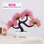 Artificial Plants Bonsai Small Tree Simulation Pot Plants Fake Flowers Table Potted Ornaments for Hotel Garden Home Decor planta - Image 22