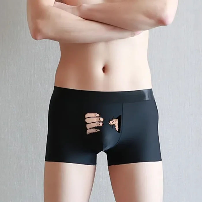Fashion Creative Funny Men's Boxer Briefs Man Personality Printing Underpant Boxershorts Cartoon Breathable Sexy Panties Gifts - Image 2