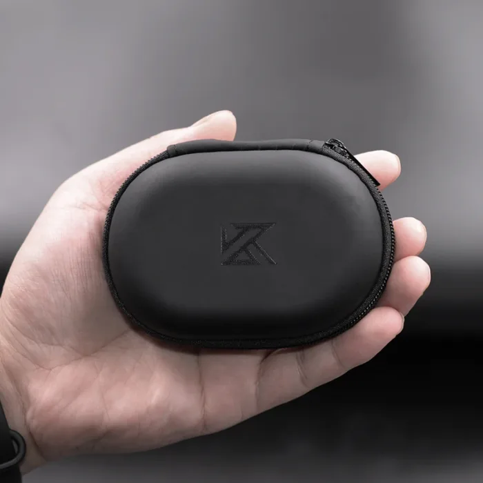KZ Original Oval Cortical Wired Bag Earbuds Case Headphone Box Earphone Player Music Headset Carrying Bag Portability Package - Image 6