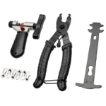 Bike Chain Tool Set, Bike Repair Tools, Chain Cutter Chain Opener, Chain Buckle Pliers, Wear Indicator Tool Standing Accessories