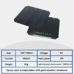 Wholesale 6V Mini Solar Panel 70mA 100mA 150mA 210mA 250mA 500mA 550mA Solar Cell Epoxy Board DIY Battery Power Charger Module - Image 9