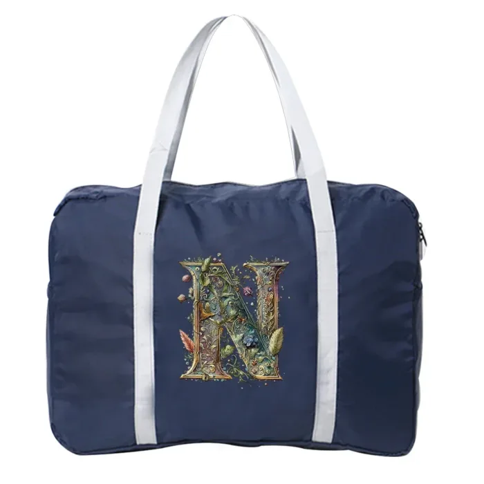 Boston Bag Travel Bag for Women Hand Luggage Tote Graphic Series Print Large Capacity Handbag Duffel Set Overnight for Lady Men - Image 7