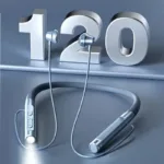 EARDECO 120 Hour Bluetooth Headphone Stereo Bass Wireless Headphones Neckband Earphones Power Flashlight Display Neck Headset - Image 6