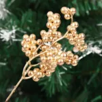 18cm Christmas Decorations Simulated Rich Fruit Festival Decoration New Year Noel Red Berry Branch Living Room Home Decoration - Image 4