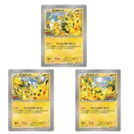 Pokemon Pikachu Collection Cards Mass Outbreak DIY Pokemon Classic Single Card Game Anime Self Made Cards Gift Toys - Image 3