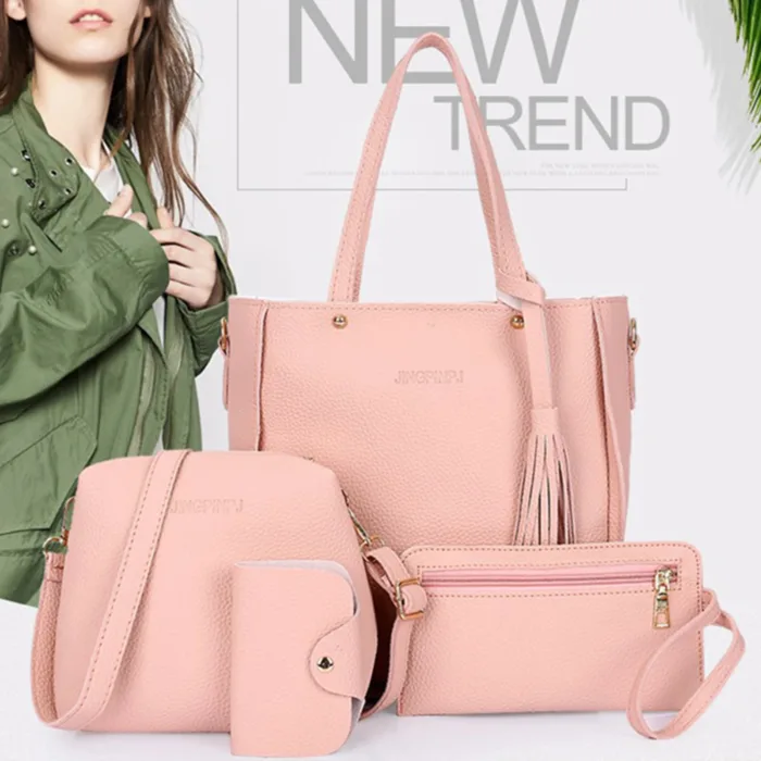 Women Handbags Purse Set Multi Pocket Large Capacity Bags for Her Women Ladies Mom Wives - Image 2