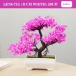 Artificial Plants Bonsai Small Tree Simulation Pot Plants Fake Flowers Table Potted Ornaments for Hotel Garden Home Decor planta - Image 16