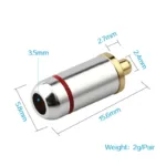 MMCX Connector Earphone Pin Plug Consumer Electronics DIY UE900 SE535 SE215 W10 W20 W30 Earphones Audio Jack Black Silver - Image 4