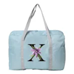 Travel Bag Unisex Large Capacity Bag Luggage WaterProof Travel Accessories Flower Color Clothes Storage Nylon Foldable Handbags - Image 13
