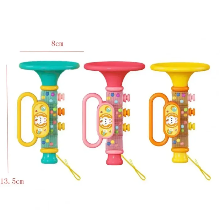 Cartoon Trumpet Music Toy Multifunctional Baby Mini Harmonica Musical Instrument Toys for Kids Early Educational Montessori Gift - Image 6