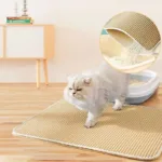Pet Cat Litter Mat Waterproof Double Layer Cat Litter Trapping Pet Litter Box Mat Clean Pad Products For Cats Accessories - Image 8