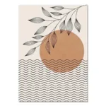 Creative Bohemian Light-colored Block Canvas Prints Nordic Minimalist Line Wall Art Poster for Living Room Bedroom & Home Decor - Image 16