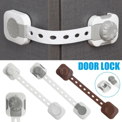Child Safety Locks Baby Proof Cabinet Drawer Multifunction Plastic Safety Lock Safety Latches For Cabinet Door Drawer Childproof