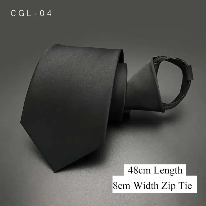 VEEKTIE Fashion Black Air Plane Pattern Necktie Solid Business Cool Ties for men Vestidos Zipper Tie 6 7 8CM Formal Tuxedo Slim - Image 13