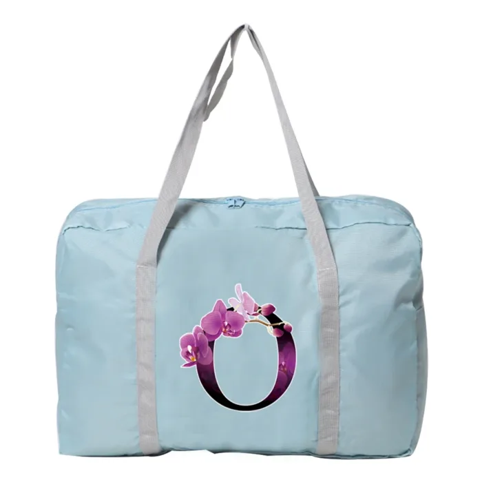 Travel Bag Unisex Large Capacity Bag Luggage WaterProof Travel Accessories Flower Color Clothes Storage Nylon Foldable Handbags - Image 24