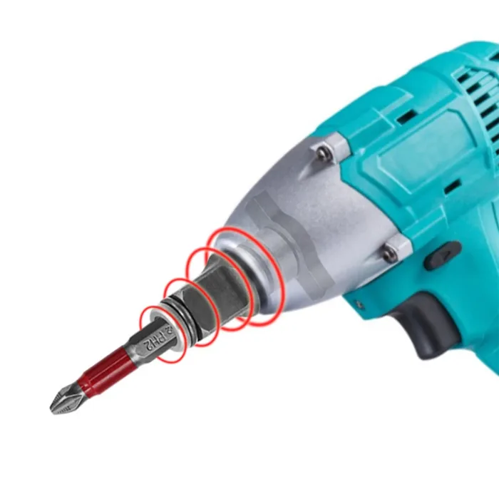 New Arrival T Shaft 4 Sleeve Electric Brushless Impact Wrench Adapter Replacement Power Drill Head Convertor Tool - Image 2