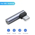 USB Type C to 3.5mm Headphone and Charger Adapter 30W Fast Charging Splitter With Aux Audio Jack For Samsung Galaxy S24 23 Ultra - Image 9