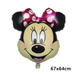 Giant Disney Foil Balloon Mickey Mouse Balloons Minnie Birthday Party Decoration Kids Toy Baby Shower Ball Children Cartoon Gift - Image 49