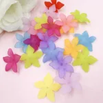 20pcs/bag 25mm*5mm Matte Bauhinia Flower Acrylic Beads Caps Jewelry Making DIY For Earrings Hair Accessories Necklaces - Image 5