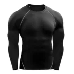 Compression Long Sleeve T Shirt Men Elastic Training T-shirt Gym Fitness Workout Tights Sport Jersey Athletic Running Shirt Men - Image 9