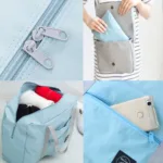 Travel Bag Unisex Large Capacity Bag Luggage WaterProof Travel Accessories Flower Color Clothes Storage Nylon Foldable Handbags - Image 4