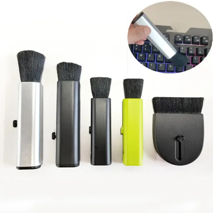 Computer Keyboard Cleaning Tool Retractable Camera Musical instrument Cleaning Brush Set Conditioning Air Outlet cleaning Brush - Image 1