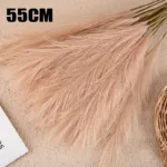 60cm Fluffy Reed Boho Decor Flowers Fake Plant Encrypted Reed Mock Artificial Flowers for Wedding Party Home Decor - Image 7