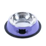 New Assemblable Multicolor Stainless Steel Dog Cat Bowl Non-slip Non-fall Eat Drink Pet Food Container Feeder Dish Bowl - Image 8
