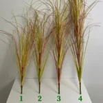 Artificial Wheat Plant Simulated Green Fake Plant Plastic Grass Home Outdoor Wedding Chapel Garden Atmosphere Decoration 2024 - Image 11