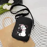 Disney The Aristocats Marie Cat Women's Bags Fashion Ladies Shoulder Bag Kawaii Multi-Function Moblie Phone Bag Women's Handbag - Image 6