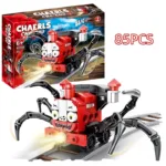 Hot Game Choo-Choo Charles Building Blocks Demonic Spider Train Animal Monster Figures Bricks MOC Toys For Children Gifts - Image 9
