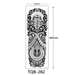 Body Art Full Fake Tatoo Tiger Wolf Flowers Rose Large Arm Tattoo Sticker Full Sleeve Waterproof Semi Permanent Tattoo Women Man - Image 30